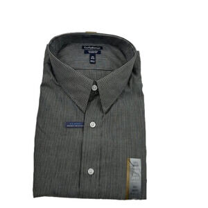Men's NWT Croft & Barrow Broadcloth Classic Fit Dress Shirt